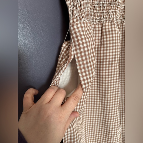 HOUSE OF HARLOW 1960 Gingham Wide Leg Sleeveless Jumpsuit NWT Size Medium - Picture 3 of 8